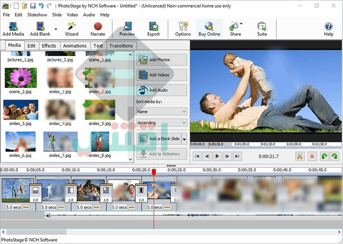 تحميل برنامج صانع الفيديو من الصور PhotoStage Slideshow Maker