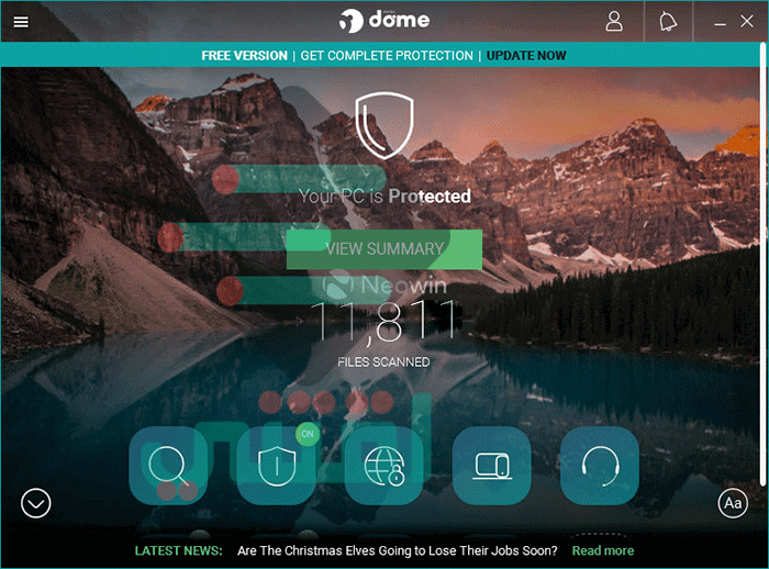 برنامج انتي فايروس مجاني للكمبيوتر Panda dome Free Antivirus