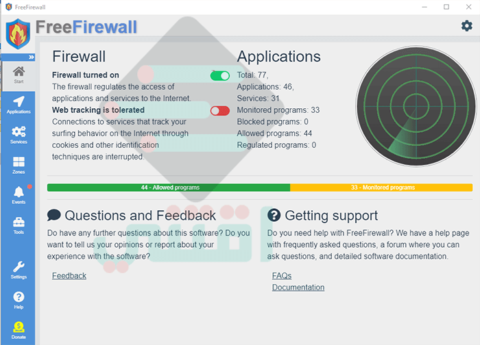 أفضل برامج الجدار الناري لحماية الكمبيوتر Best Free Firewall Programs