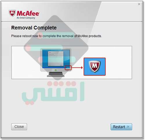 أداة حذف برنامج مكافي نهائياً McAfee Removal Tool مجاناً