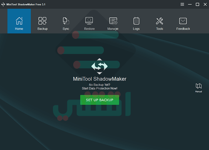 برنامج عمل نسخة احتياطية للويندوز والهارد MiniTool ShadowMaker Free