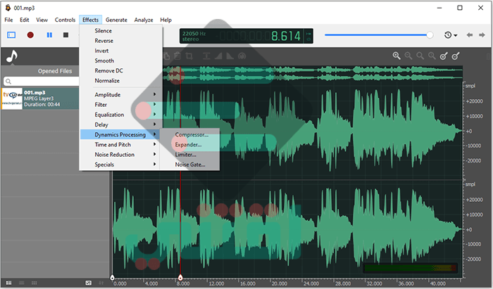 برنامج تحرير الملفات الصوتية للكمبيوتر Ocenaudio Audio Editor مجاناً