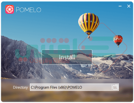 تثبيت برنامج التعديل على الصور Pomelo Photo Editor للكمبيوتر