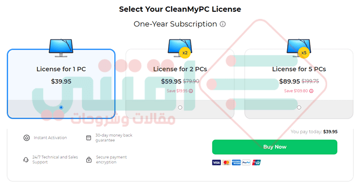 شراء تحميل افضل برنامج لتنظيف وتسريع الجهاز MacPaw CleanMyPC للكمبيوتر