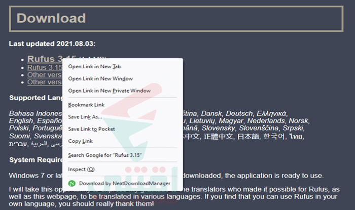 تنزيل الملفات بنقرة واحدة باستخدام برنامج Neat Download Manager